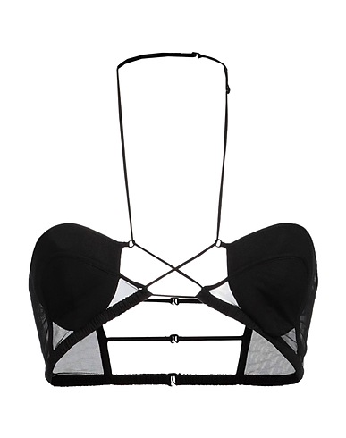 NENSI DOJAKA Top Black 98% Virgin Wool, 2% Elastane