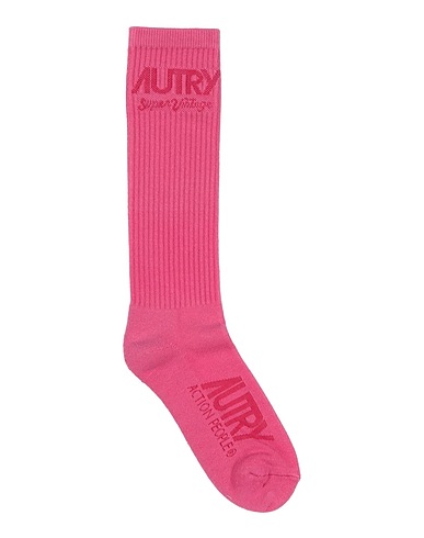 AUTRY Socks & tights Fuchsia 78% Cotton, 10% Elastane, 10% Elastic fibres, 2% Nylon