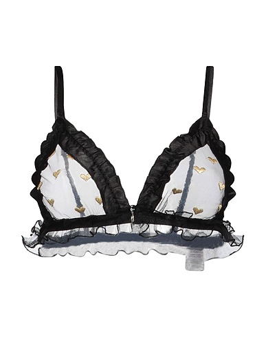 LE PETIT TROU Bra Black 100% Polyester, Silk