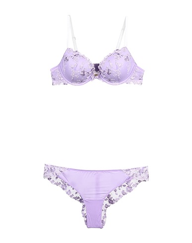 TWINSET UNDERWEAR Coordinato Lilla 100% Poliammide