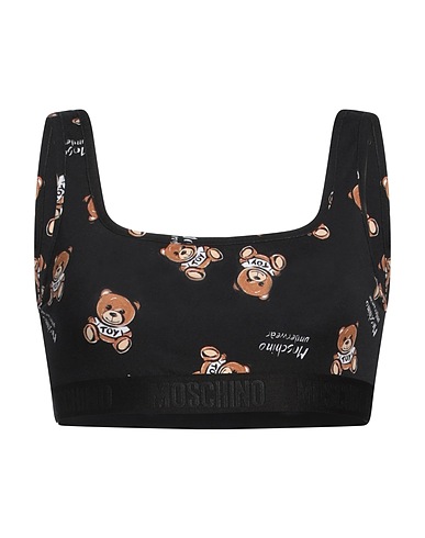 MOSCHINO Reggiseno Nero 95% Cotone, 5% Elastan