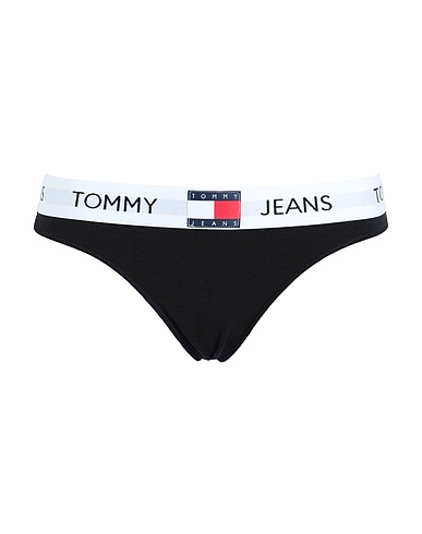 TOMMY JEANS Slip Nero 90% Cotone, 10% Elastan
