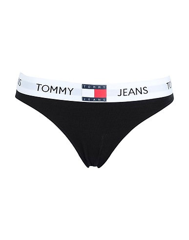 TOMMY JEANS Slip Nero 90% Cotone, 10% Elastan