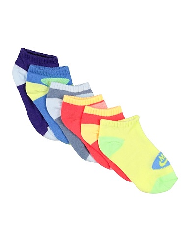 NIKE Socks & tights GIRLS GFX 6PK LOW
 Lime green 97% Polyester, 3% Elastane