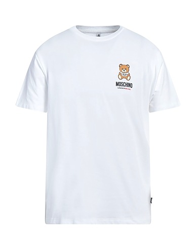 MOSCHINO Unterhemd UNDERWEAR Weiß 92% Baumwolle, 8% Elastan