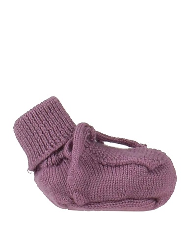 LE COCONNÉ Newborn shoes Mauve Textile fibres