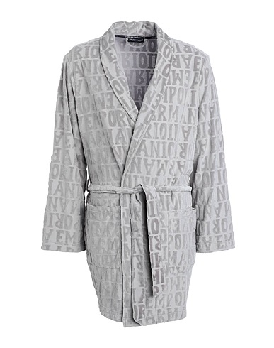 EMPORIO ARMANI Dressing gowns & bathrobes UNDERWEAR Grey 73% Cotton, 27% Polyester