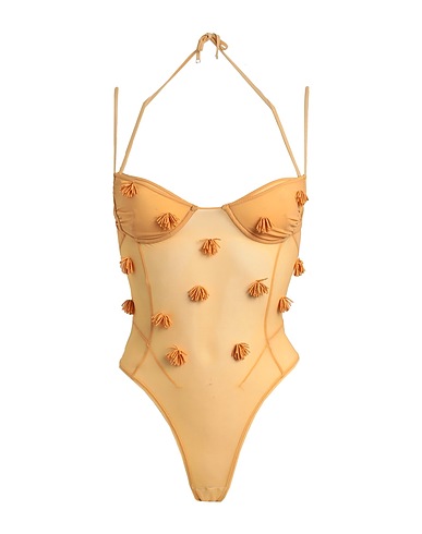 JACQUEMUS TOPWEAR Albicocca 93% Poliammide, 7% Elastan