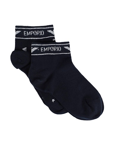 EMPORIO ARMANI Calze e Calzini Blu navy 76% Cotone, 21% Poliammide, 2% Elastan, 1% Poliestere