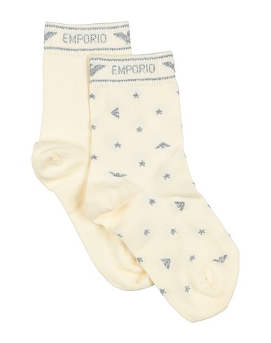 EMPORIO ARMANI Chaussettes et collants Ivoire 74% Coton, 24% Polyamide, 1% Élasthanne, 1% Polyester
