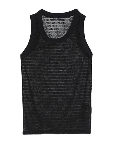 EMPORIO ARMANI Undershirt Black 83% Polyamide, 17% Elastane
