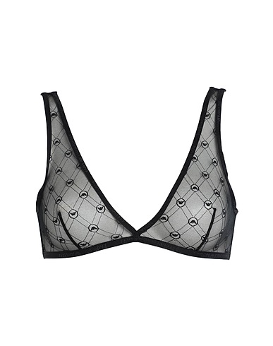 EMPORIO ARMANI Bra Black 90% Polyamide, 10% Elastane