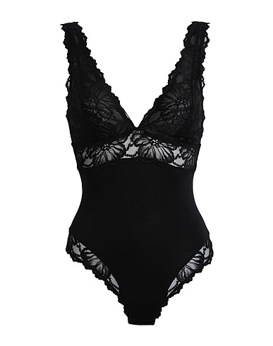 EMPORIO ARMANI Lingerie bodysuit UNDERWEAR Black 89% Polyamide, 11% Elastane