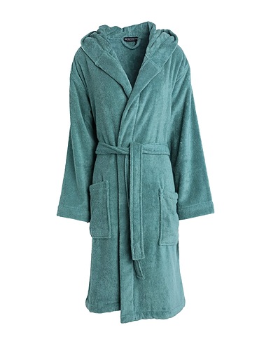 EMPORIO ARMANI Dressing gowns & bathrobes Sage green 100% Cotton