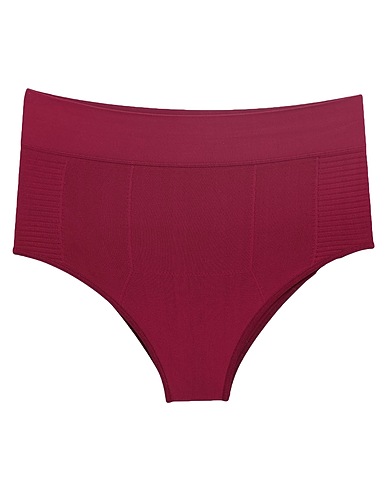 RICK OWENS Shorts & Bermuda Burgundy 95% Polyamide, 5% Elastane