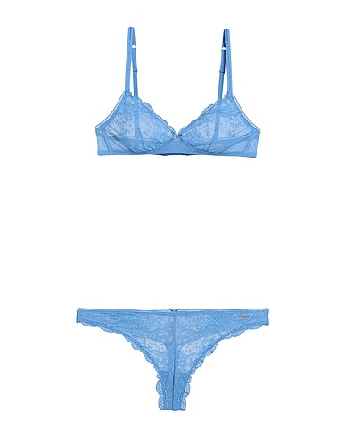 VERDISSIMA Underwear set Pastel blue 62% Polyester, 34% Polyamide, 4% Elastane