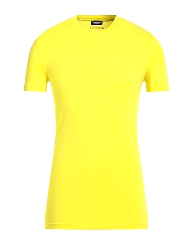 DSQUARED2 T-shirt intima Giallo 95% Modal, 5% Elastan