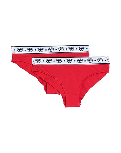 CHIARA FERRAGNI Brief Red 95% Cotton, 5% Elastane