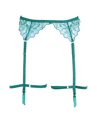 BLUEBELLA Bustier, Guêpière & Strumpfhalter Smaragdgrün 100% Polyamid