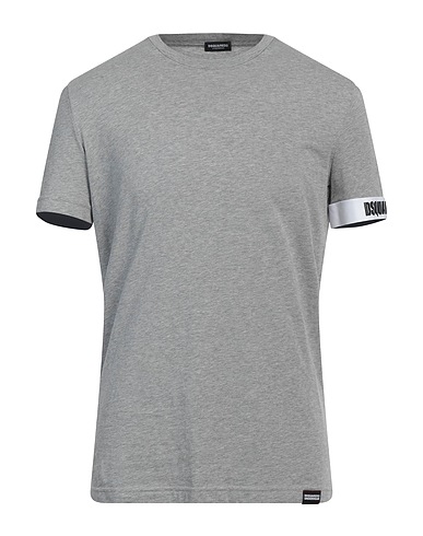 DSQUARED2 Undershirt UNDERWEAR Grey 95% Cotton, 5% Elastane