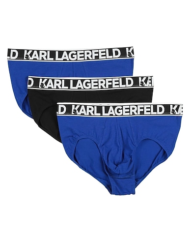 KARL LAGERFELD Brief Bright blue 95% Organic cotton, 5% Elastane