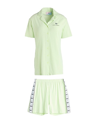 CHIARA FERRAGNI Sleepwear Light green 95% Cotton, 5% Elastane