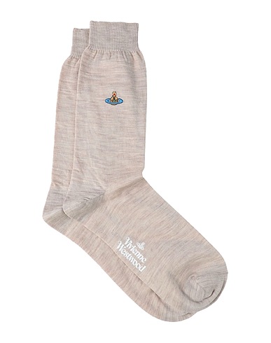 VIVIENNE WESTWOOD Chaussettes et collants Beige 75% Laine mérinos, 25% Polyamide