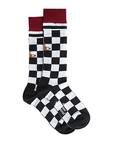 VIVIENNE WESTWOOD Socks & tights Black 87% Merino Wool, 10% Polyamide, 3% Elastane