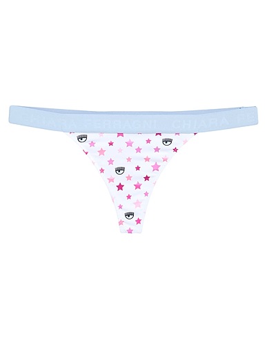 CHIARA FERRAGNI Brief White 92% Cotton, 8% Elastane