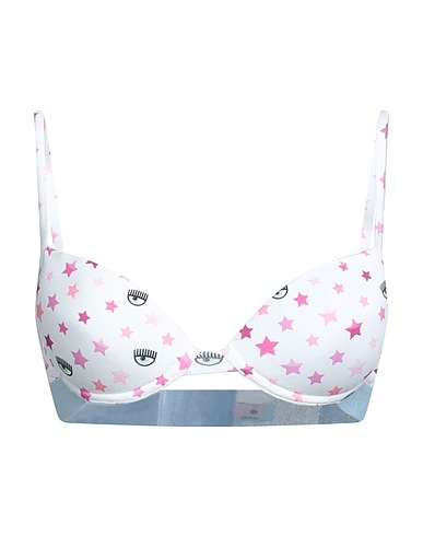 CHIARA FERRAGNI Bra White 92% Cotton, 8% Elastane