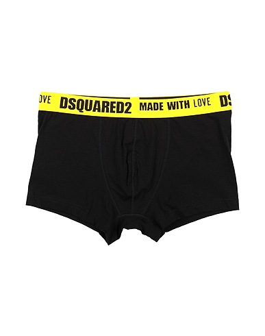 DSQUARED2 Caleçon Noir 95% Coton, 5% Élasthanne