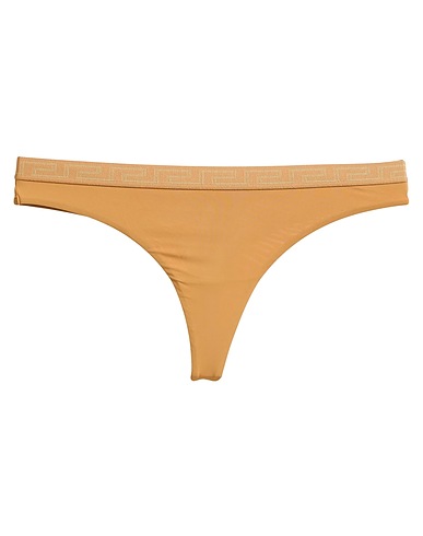VERSACE Slip Cammello 91% Poliammide, 9% Elastan, Poliestere, Cotone