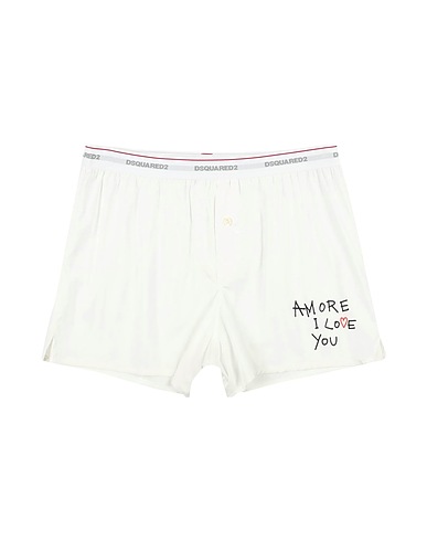 DSQUARED2 Boxer White 73% Cotton, 24% Polyamide, 3% Elastane