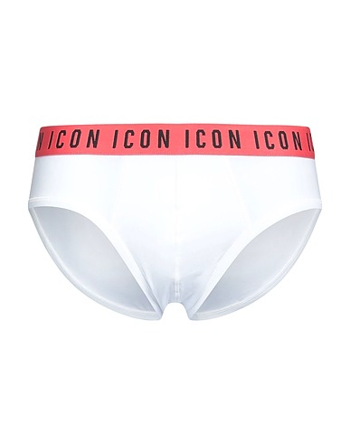 DSQUARED2 Slip Bianco 89% Cotone, 11% Elastan