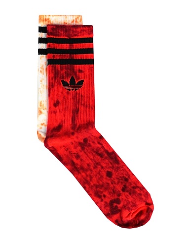 ADIDAS ORIGINALS Calze e Calzini TIEDYE SOCK 2PP
 Rosso 50% Cotone, 46% Poliestere riciclato, 3% Elastan, 1% Poliammide riciclato