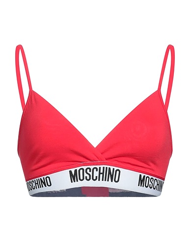 MOSCHINO Reggiseno Rosso pomodoro 95% Cotone, 5% Elastan
