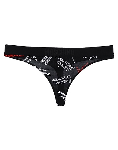 MOSCHINO Slip Nero 95% Cotone, 5% Elastan