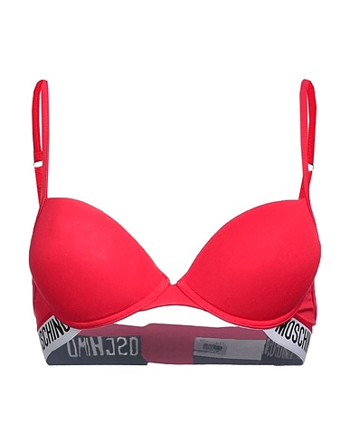 MOSCHINO Bra Red 95% Cotton, 5% Elastane