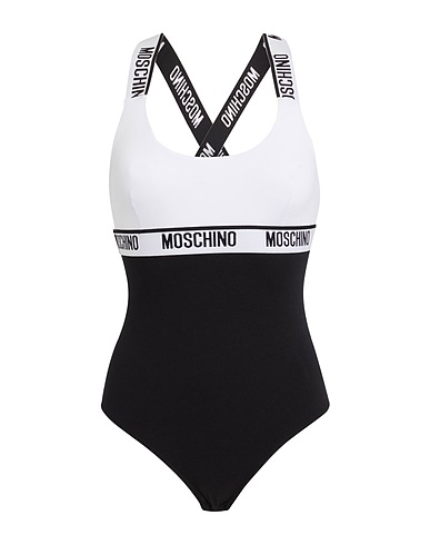 MOSCHINO Lingerie bodysuit Black 95% Cotton, 5% Elastane