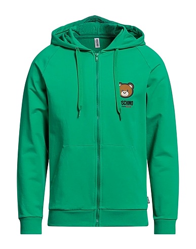 MOSCHINO Undershirt Green 94% Cotton, 6% Elastane