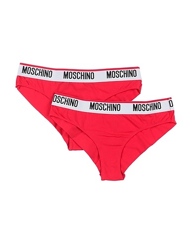 MOSCHINO Slip Rosso pomodoro 95% Cotone, 5% Elastan