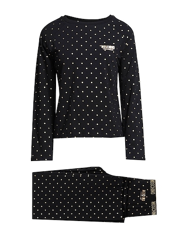 MOSCHINO Sleepwear UNDERWEAR Black 95% Cotton, 5% Elastane