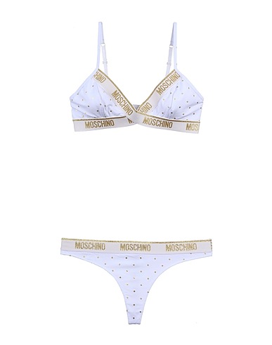 MOSCHINO Set White 95% Cotton, 5% Elastane