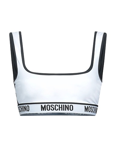 MOSCHINO Bra White 78% Polyamide, 22% Elastane