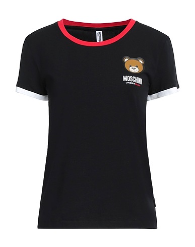 MOSCHINO Undershirt Black 93% Cotton, 7% Elastane