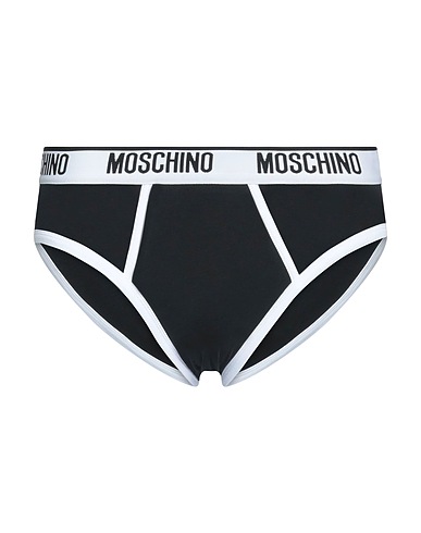 MOSCHINO Slip Schwarz 95% Baumwolle, 5% Elastan