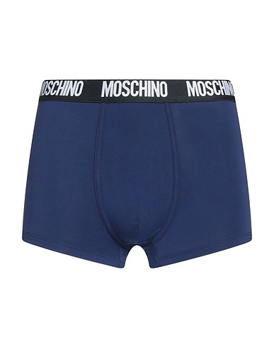 MOSCHINO Boxer UNDERWEAR Midnight blue 93% Cotton, 7% Elastane