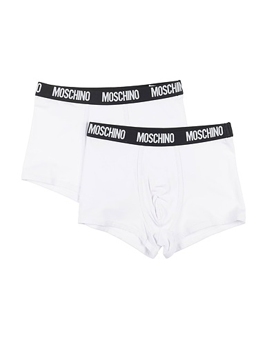 MOSCHINO Boxer UNDERWEAR Bianco 93% Cotone, 7% Elastan