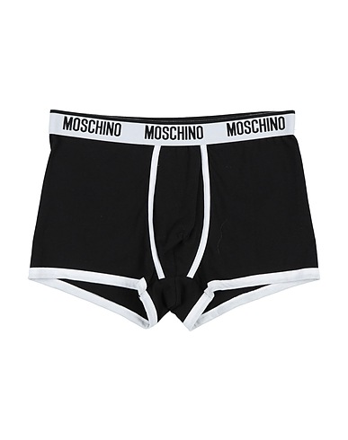 MOSCHINO Boxer Nero 95% Cotone, 5% Elastan