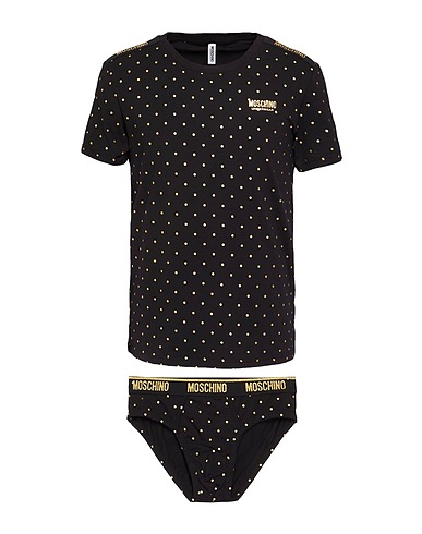 MOSCHINO Set Black 95% Cotton, 5% Elastane